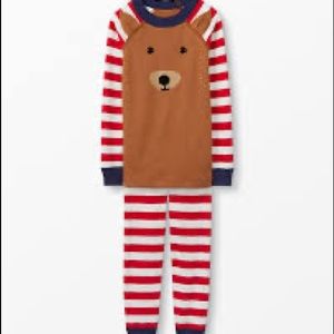 NWT Hanna Andersson Organic Cotton Long John Pajamas in Deer Character